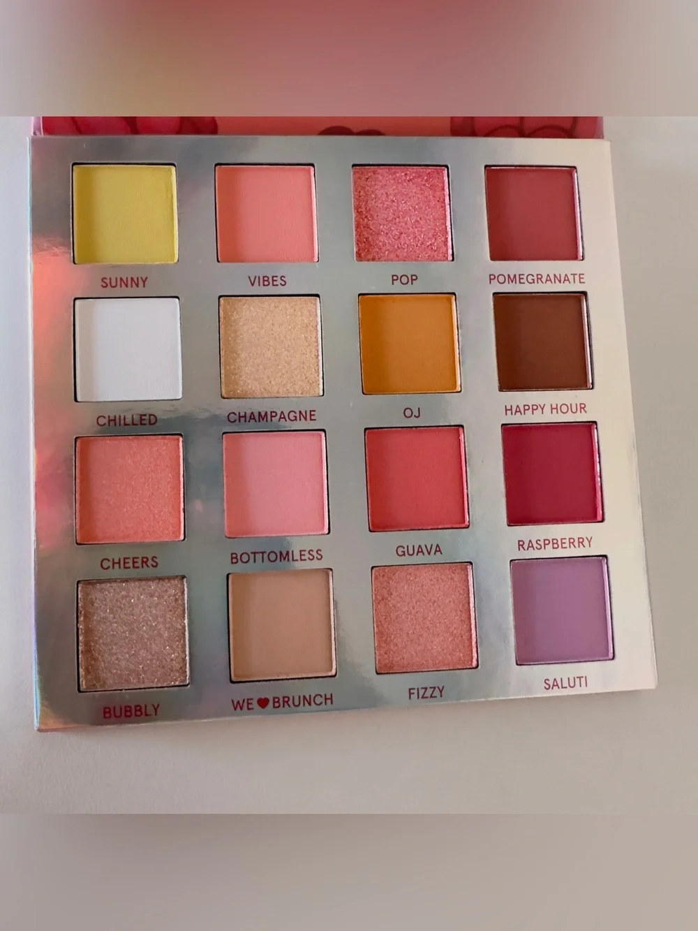 Lot of 4 BH Cosmetics 16-Color Eyeshadow Palettes: Weekend Vibes & Travel Series